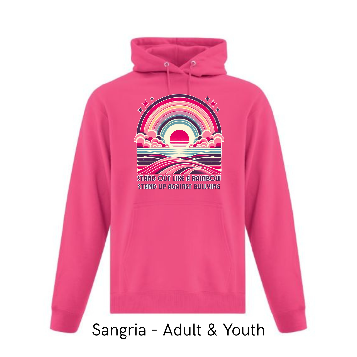 Stand out like a rainbow design