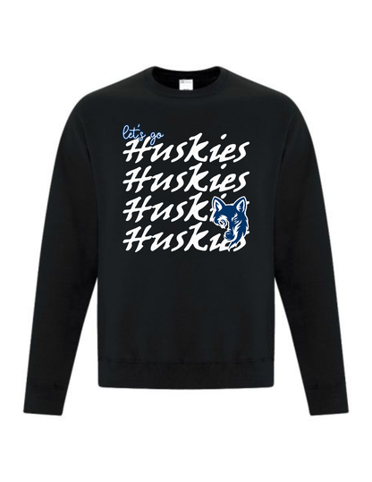 Let's go Huskies Crewneck or Hoodie