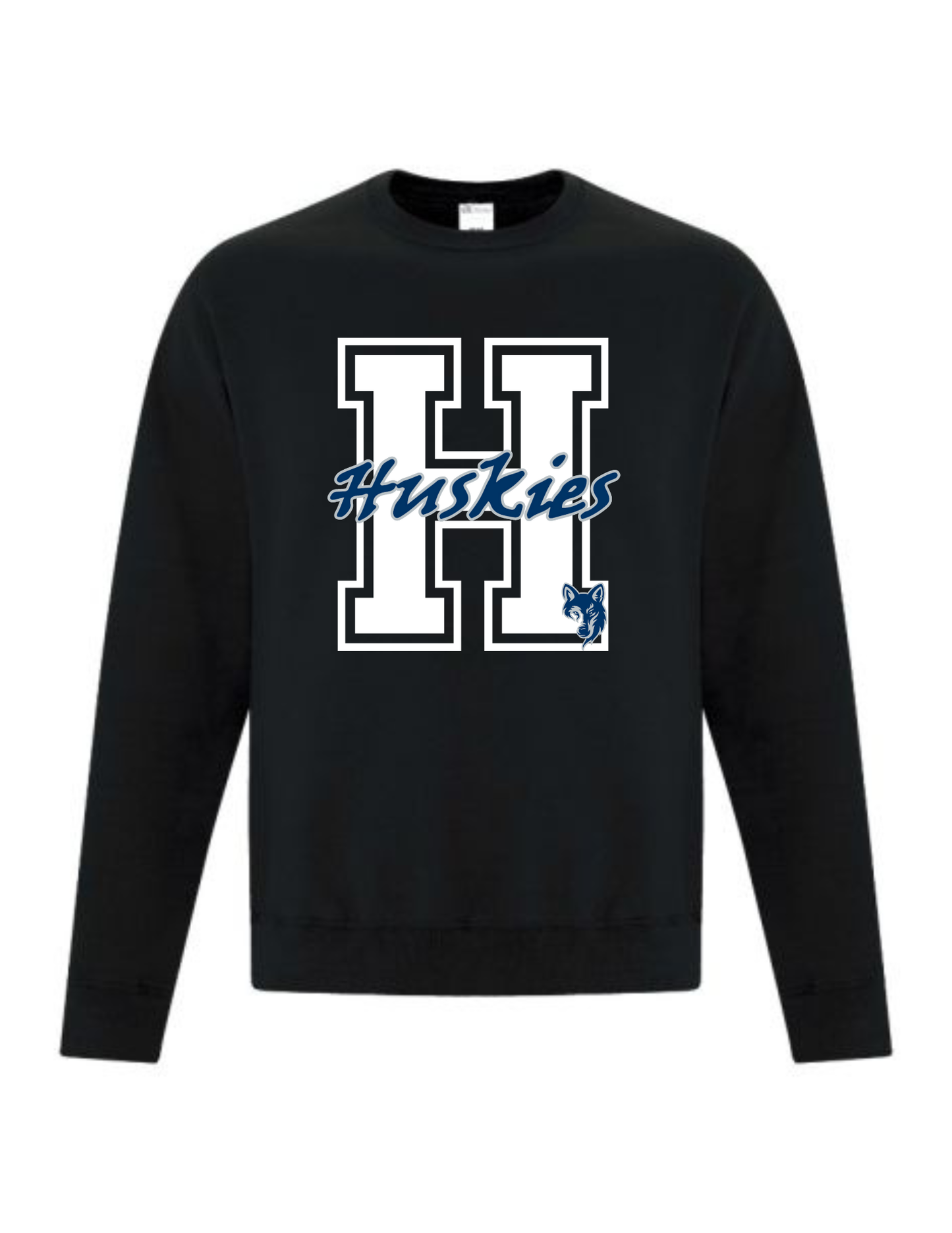 Huskies H Design Crewneck or Hoodie