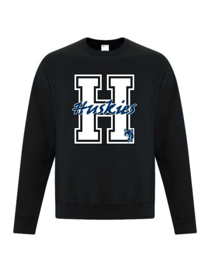 Huskies H Design Crewneck or Hoodie