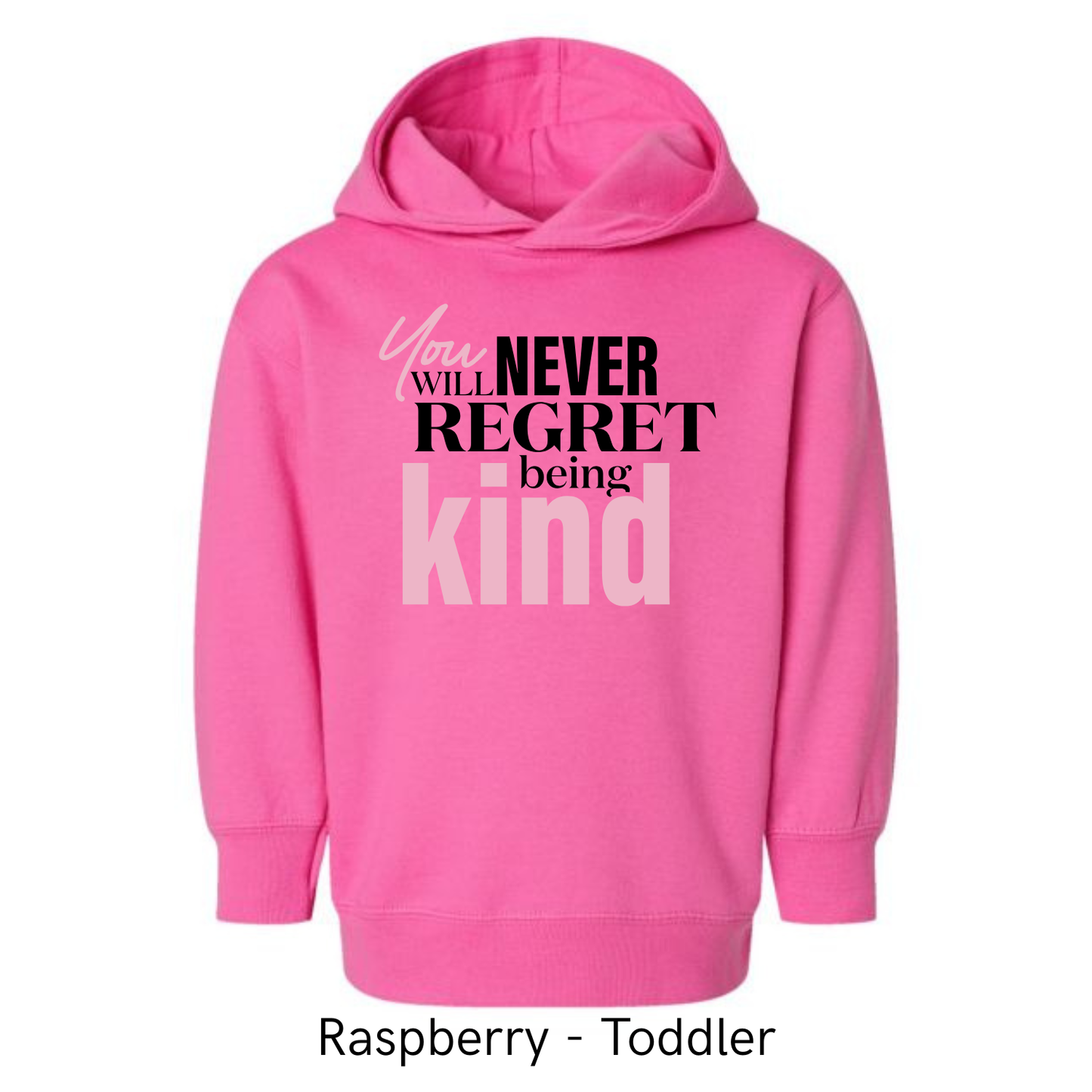 You will never regret being kind design