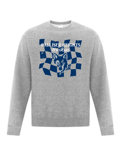 Palliser Checkered Hoodie or Crewneck