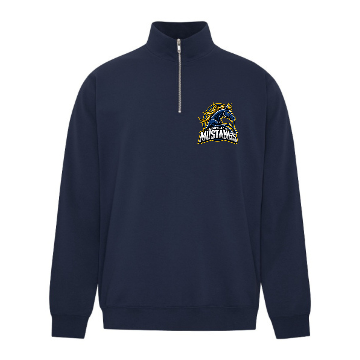 Mustangs 1/4 Zip - Adult