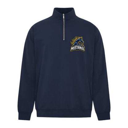 Mustangs 1/4 Zip - Adult
