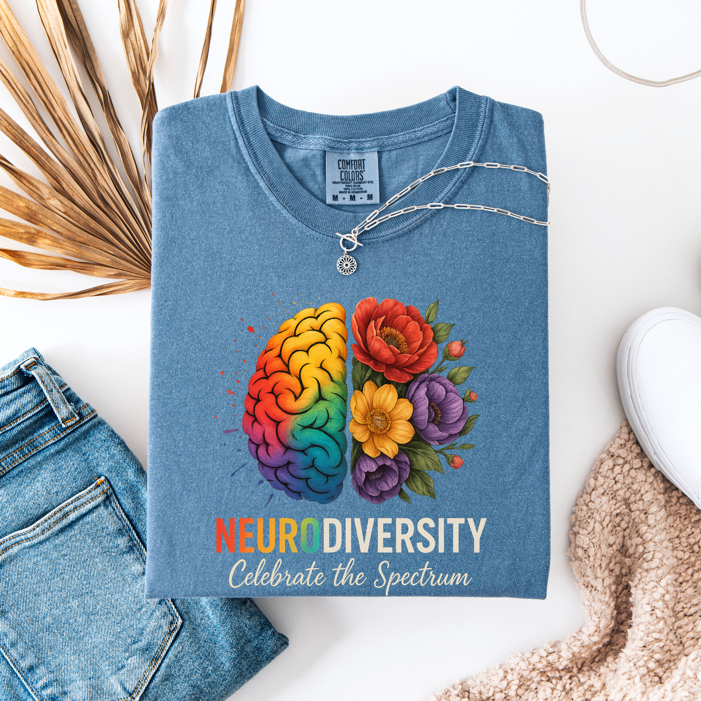 Neurodiversity Brain - T shirt or Sweater