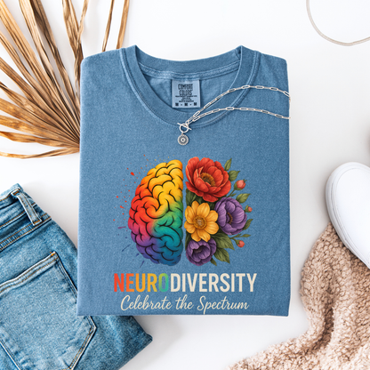 Neurodiversity Brain - T shirt or Sweater