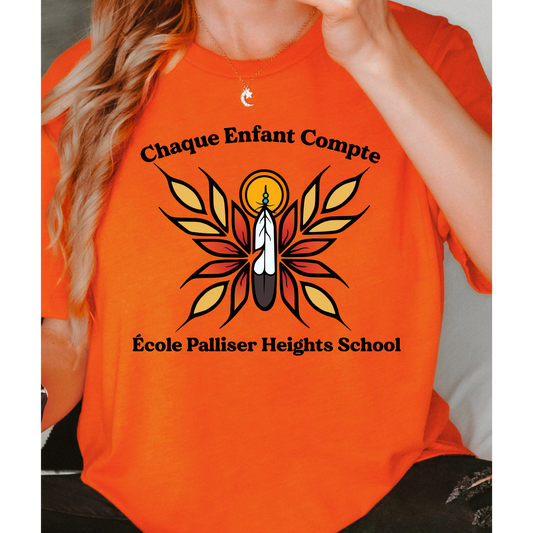 Chaque Enfant Compte - École Palliser Heights School - All Sizes