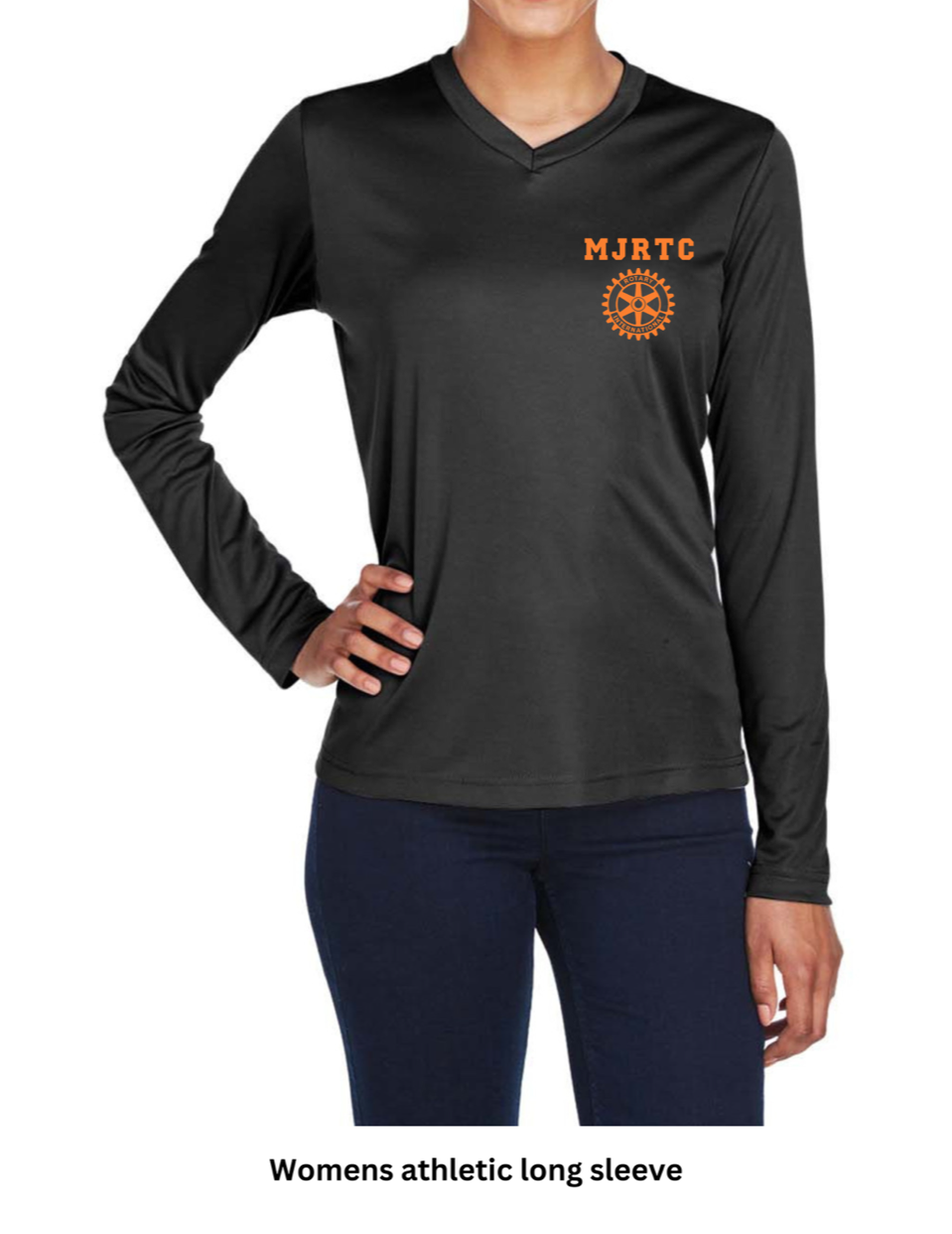 Rotary track club athletic long sleeve