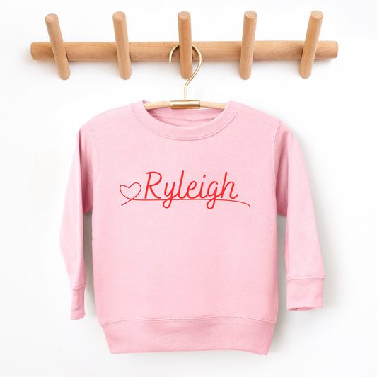 Custom name toddler sweater