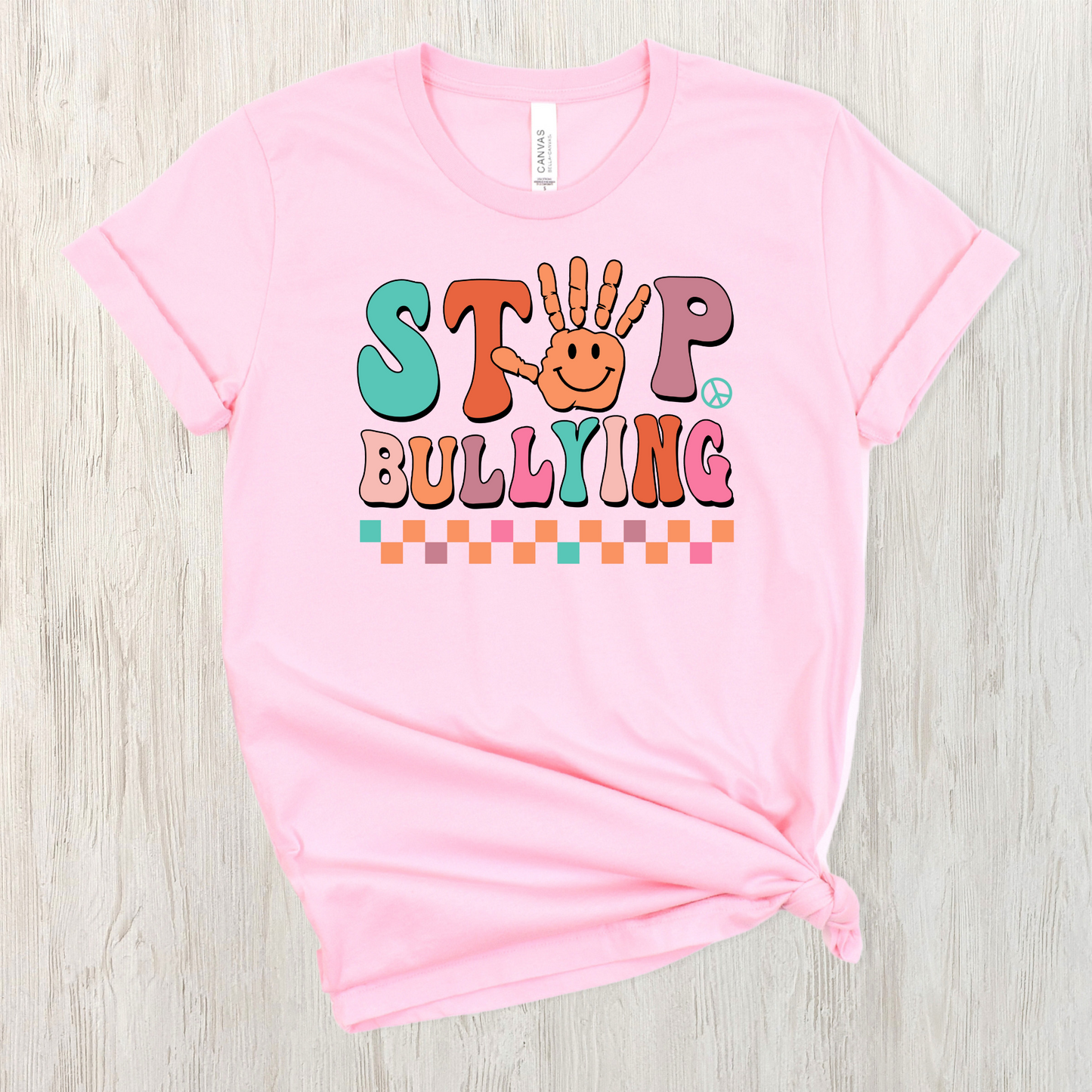 Anti Bullying day T shirt - Stop Bullying hand