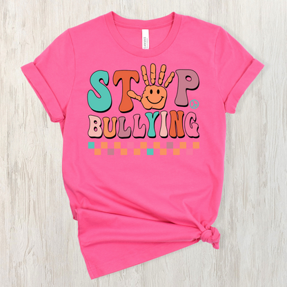 Anti Bullying day T shirt - Stop Bullying hand