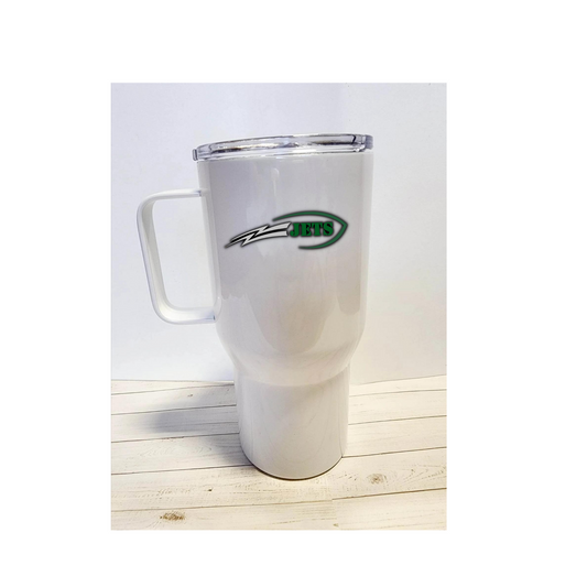 Jets football drinkware