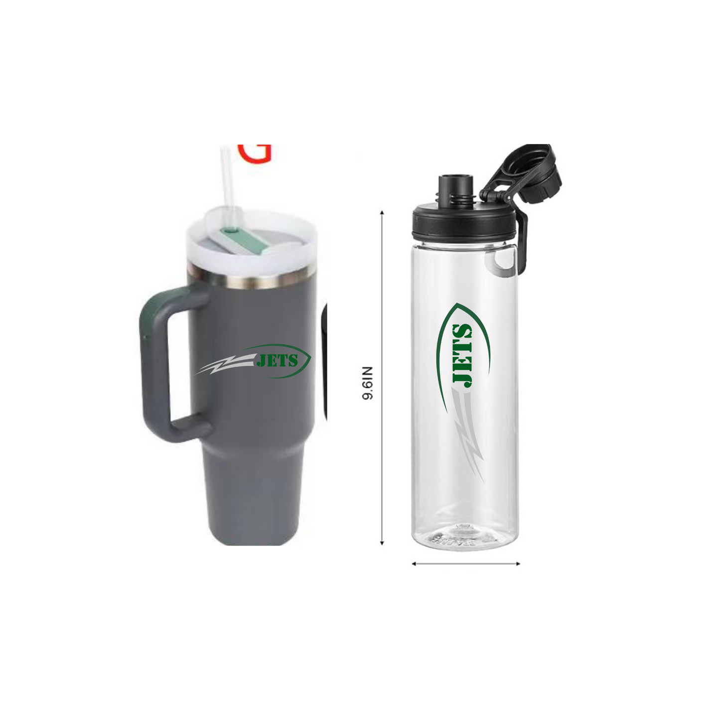 Jets football drinkware