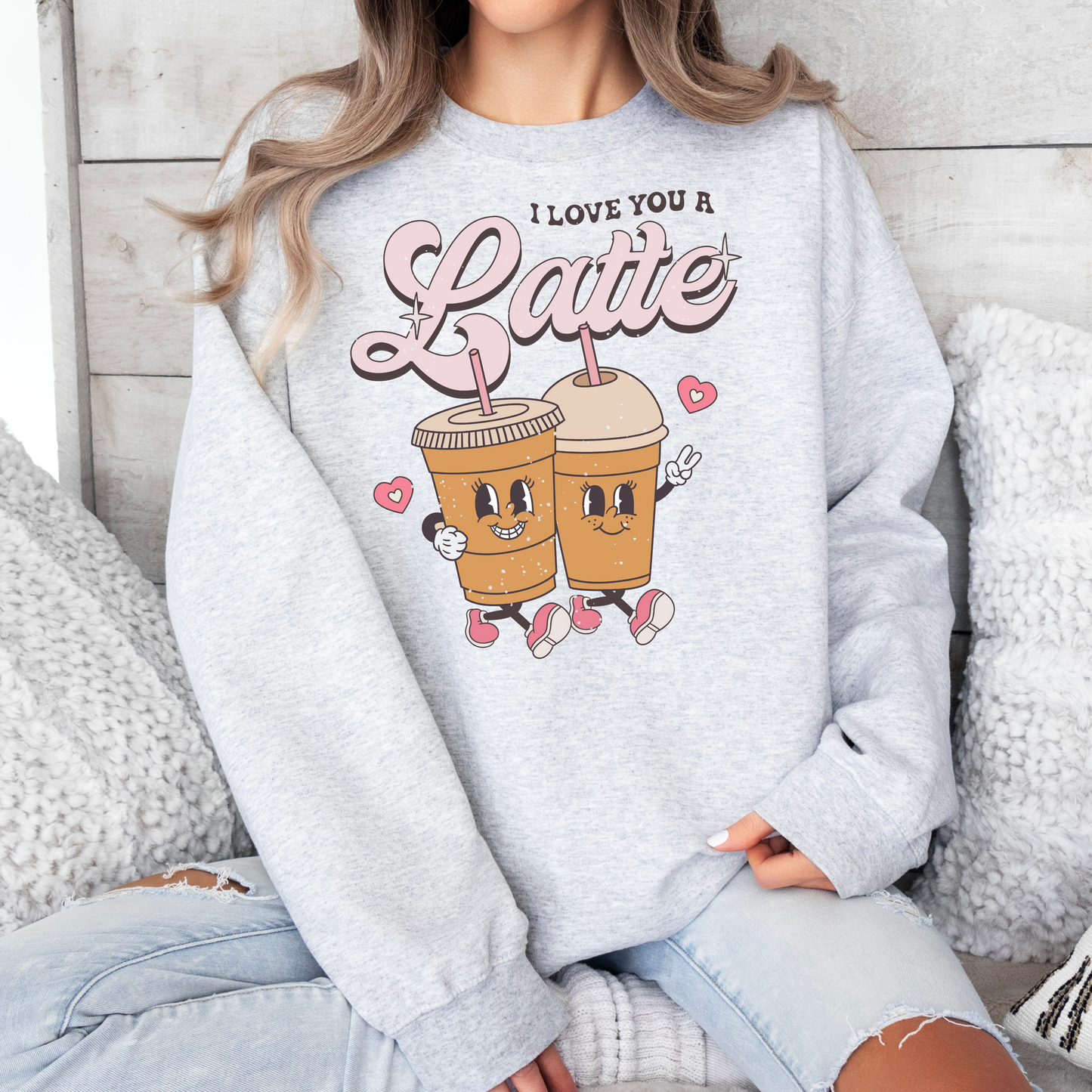 Love you a latte crewneck