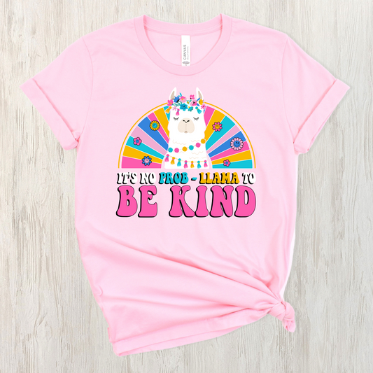 Anti Bullying day t shirt- No Prob Llama