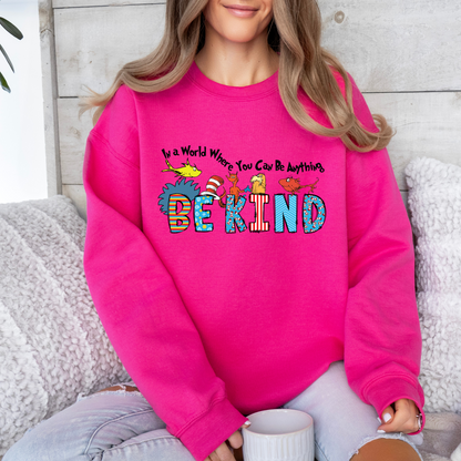 Adult Anti bullying day Crewneck - Dr S - be kind