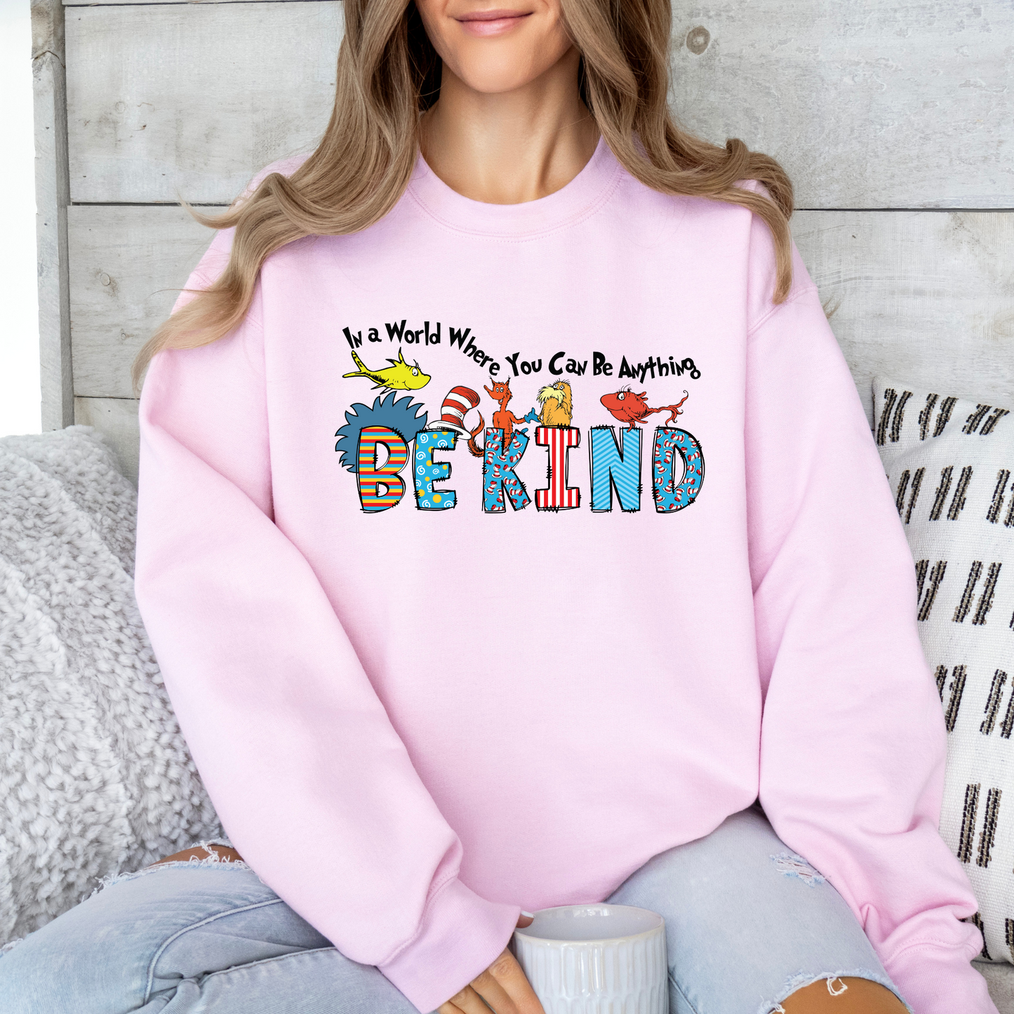 Adult Anti bullying day Crewneck - Dr S - be kind