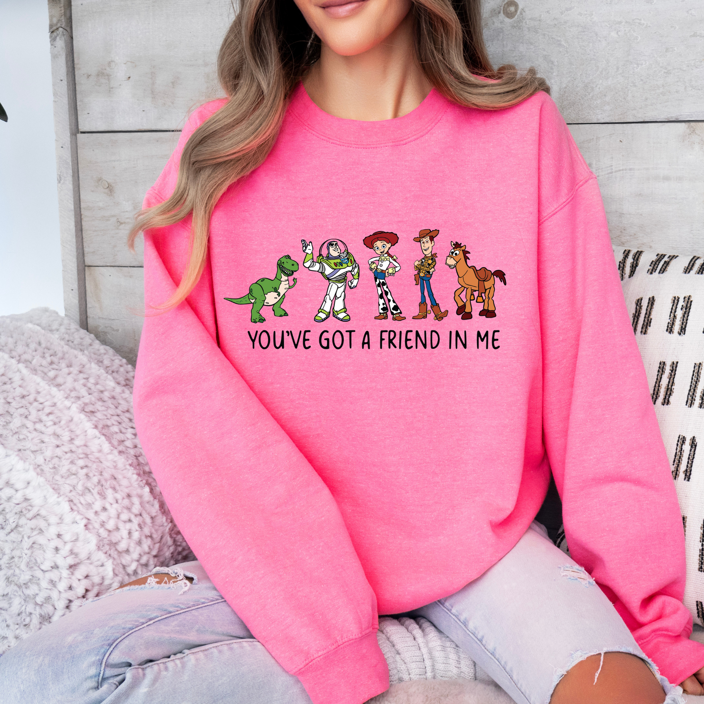 Adult Anti bullying day Crewneck - You got a friend in me