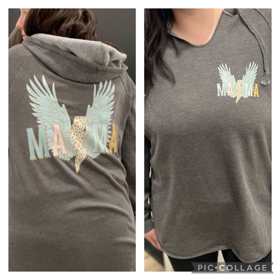 Mama wings hoodie